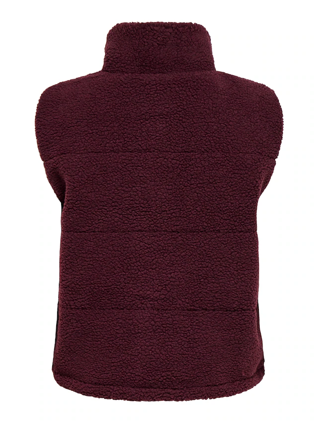ONLY Plüschweste »ONLSANDRA TEDDY WAISTCOAT LIFE OTW NOOS« Kunstfaser