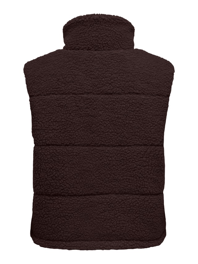 ONLY Plüschweste »ONLSANDRA TEDDY WAISTCOAT LIFE OTW NOOS« Kunstfaser