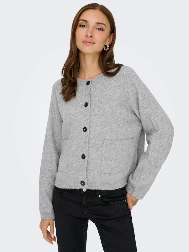 ONLY Strickjacke »ONLPIEMONTE L/S CARDIGAN KNT NOOS« Materialmix, regular fit