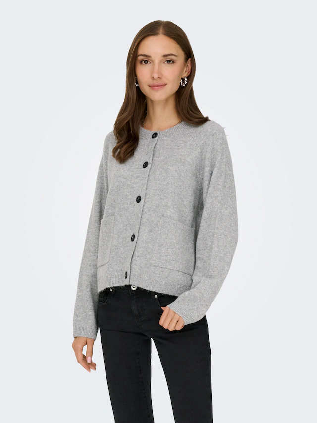 ONLY Strickjacke »ONLPIEMONTE L/S CARDIGAN KNT NOOS« Materialmix, regular fit