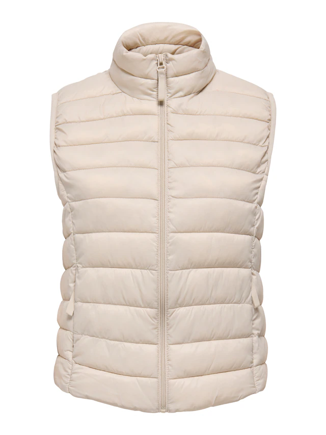 ONLY Steppweste »ONLTAHIA LW QUILTED WAISTCOAT OTW CC OTW« leicht glänzende Oberfläche