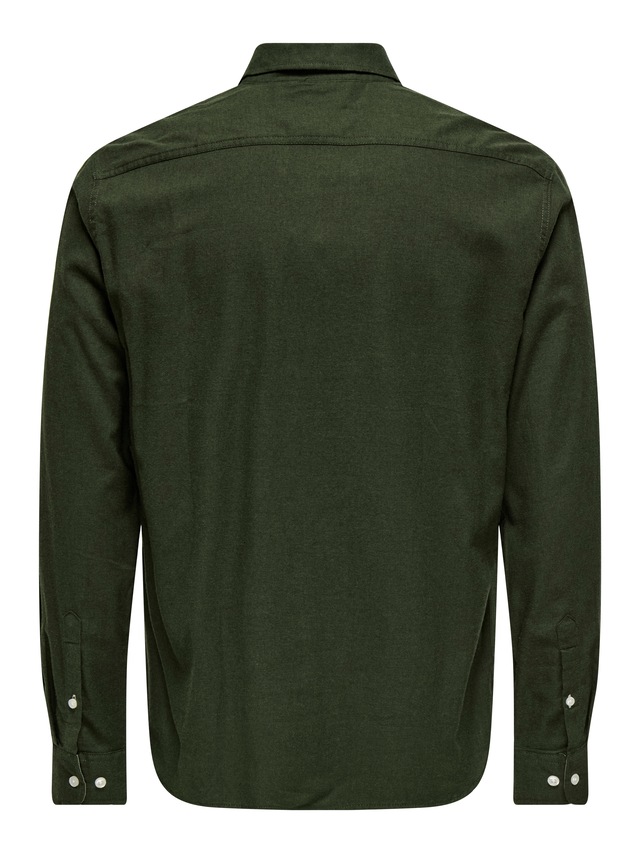 ONLY & SONS Langarmhemd »ONSROAD LIFE REG MELANGE LS SHIRT NOOS«