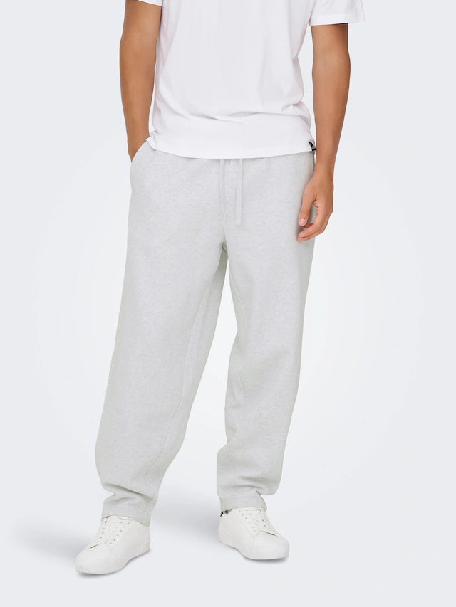 ONLY & SONS Sweathose »ONSCERES WIDE PANT NOOS« Baumwollmischung, relaxed fit