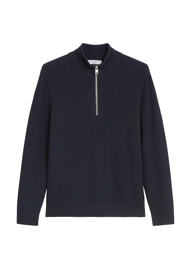 Marc O'Polo DENIM Troyer relaxed fit aus reiner Bio-Baumwolle