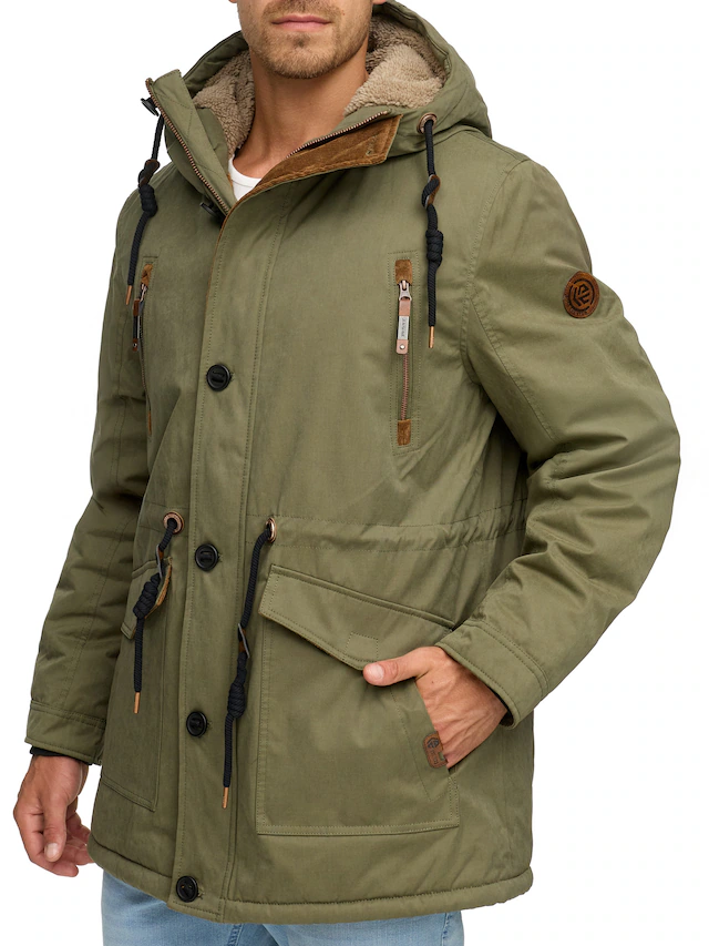 Indicode Parka »INGillespie« mit Kapuze