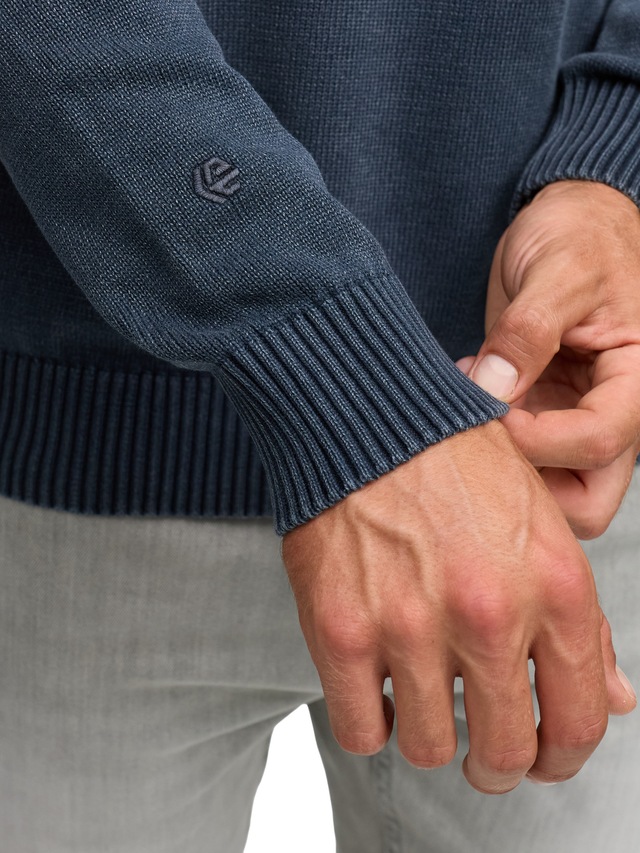 Indicode Strickpullover »INNiels ½ Placket«