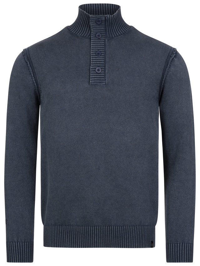 Indicode Strickpullover »INNiels ½ Placket«