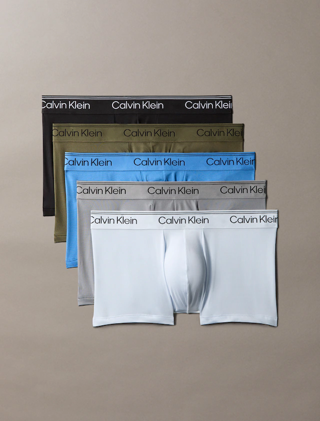 Calvin Klein Underwear Trunk »LOW RISE TRUNK 5PK« Packung, 5er-Pack, 5 Stk. Mit elastischem Bund