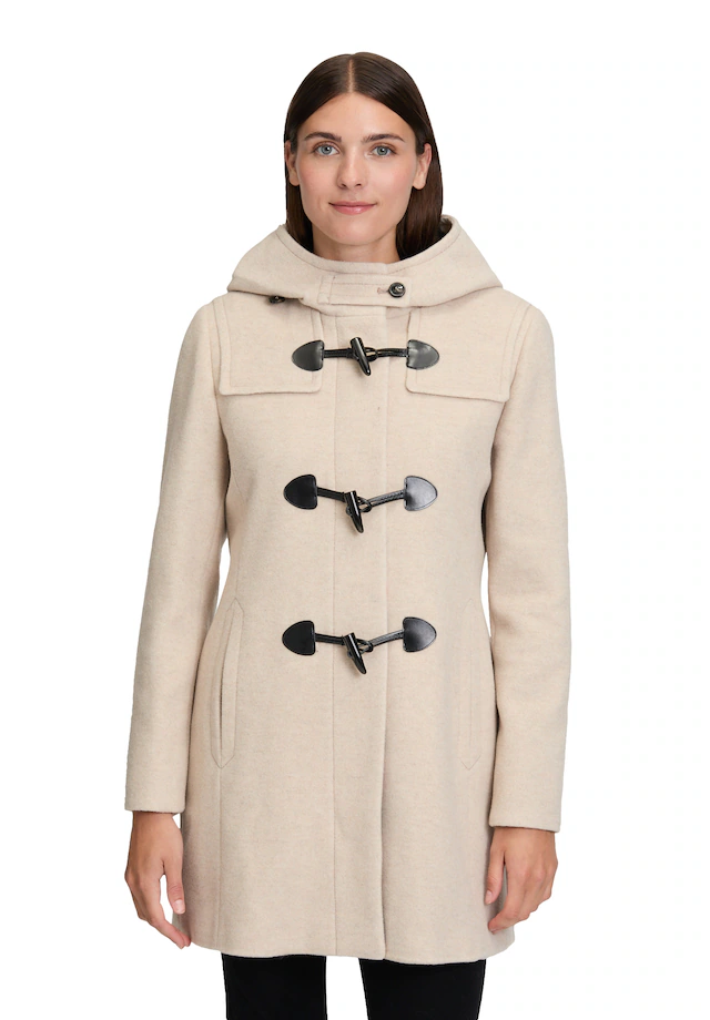 Gil Bret Dufflecoat mit Wolle und verdecktem Reißverschluss