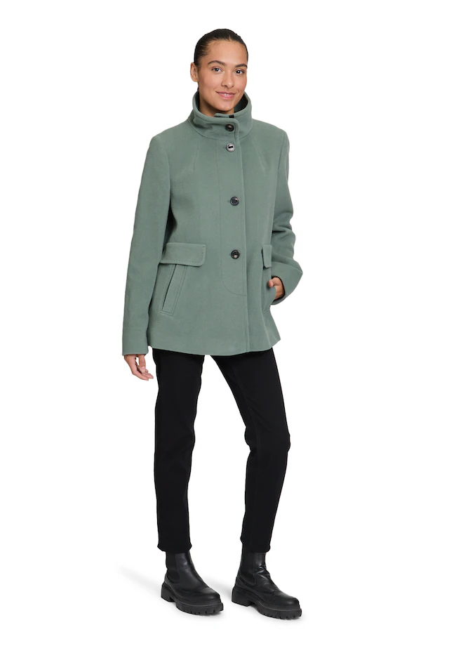 Gil Bret Wolljacke ohne Kapuze mit Taschen