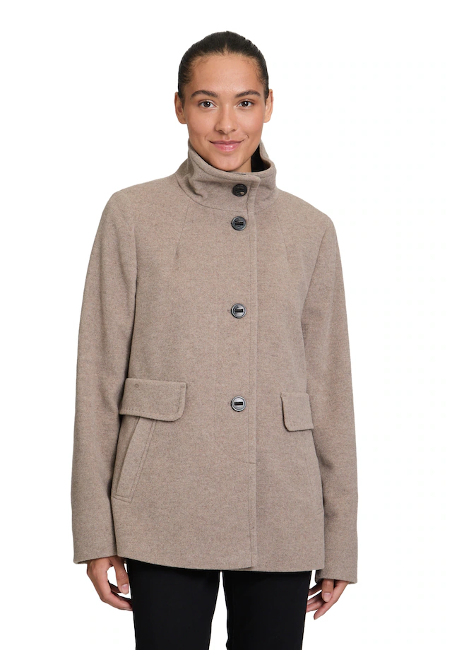 Gil Bret Wolljacke ohne Kapuze mit Taschen