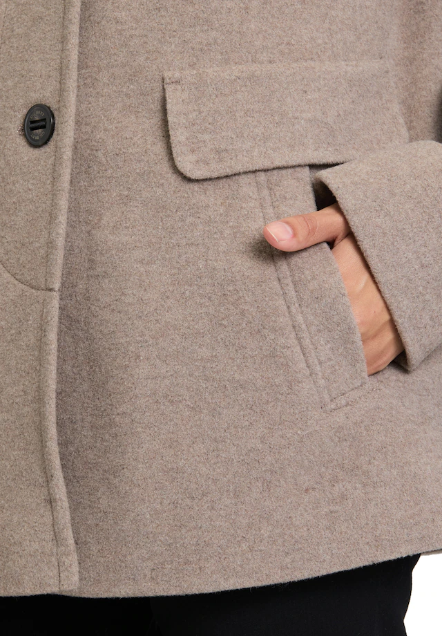 Gil Bret Wolljacke ohne Kapuze mit Taschen