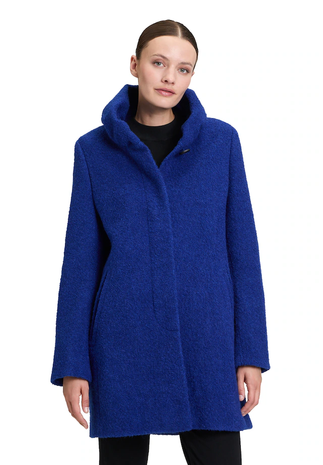 Gil Bret Wolljacke ohne Kapuze mit extra hohem Kragen