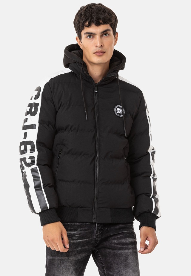 Cipo & Baxx Winterjacke »Jacke« mit Kapuze mit Kapuze