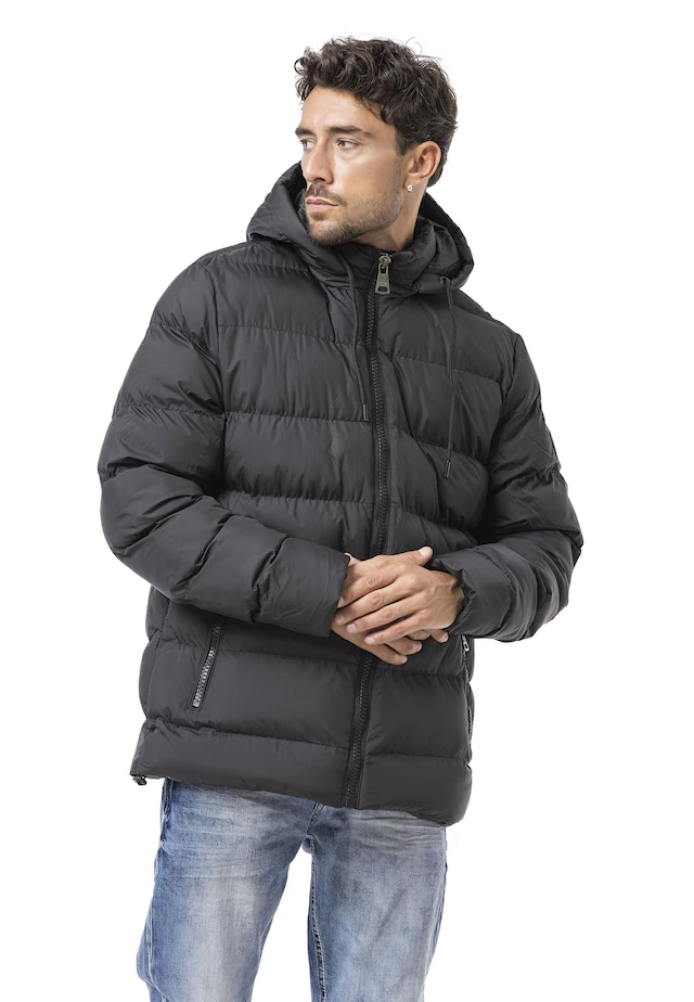 Cipo & Baxx Winterjacke »Cipo & Baxx Jacke« mit Kapuze im Steppdesign