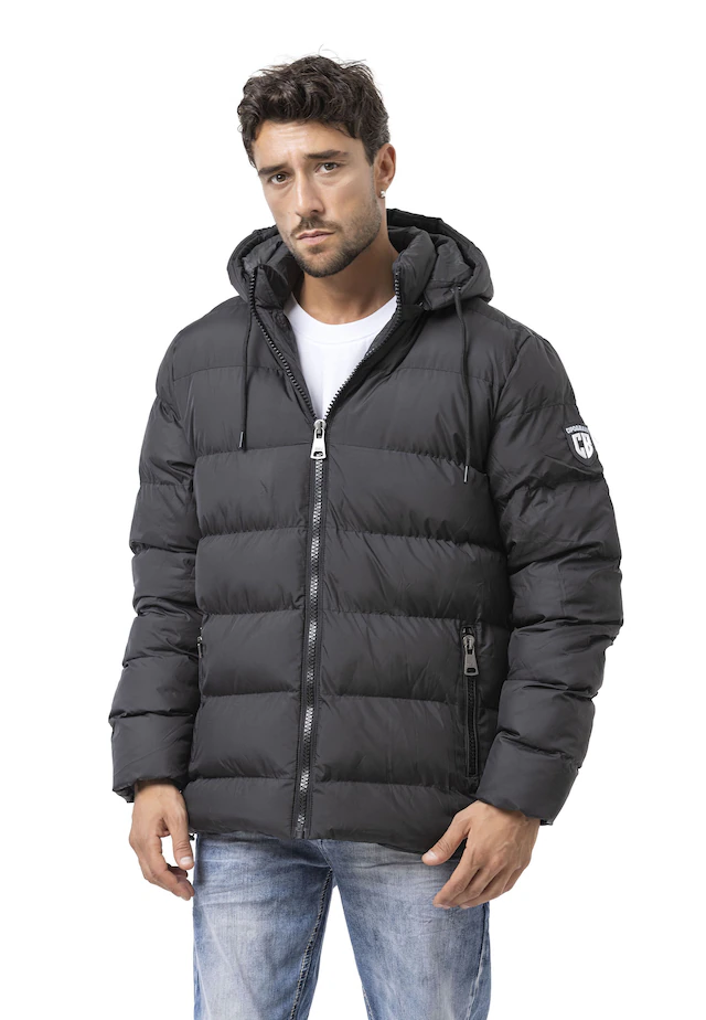 Cipo & Baxx Winterjacke »Cipo & Baxx Jacke« mit Kapuze im Steppdesign