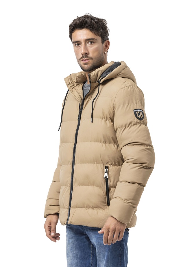 Cipo & Baxx Winterjacke »Cipo & Baxx Jacke« mit Kapuze im Steppdesign