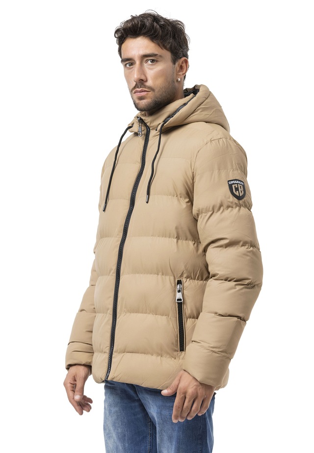 Cipo & Baxx Winterjacke »Cipo & Baxx Jacke« mit Kapuze im Steppdesign