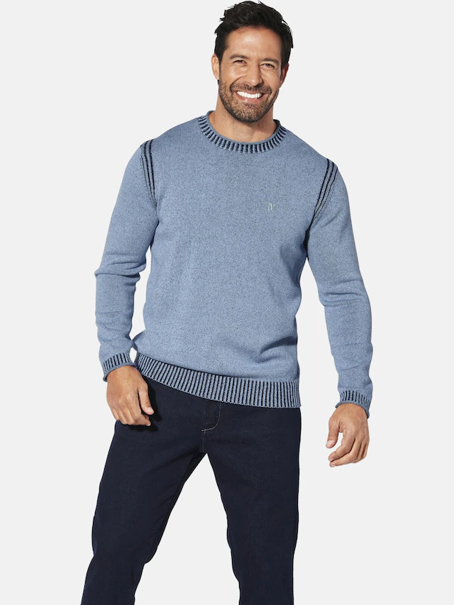 Jan Vanderstorm Rundhalspullover »Pullover GERTLUND«