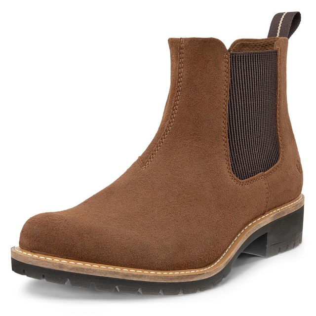 Ecco Chelseaboots »ELAINA« Schlupfboots, Herbstboots, Stiefelette mit Stretcheinsätze