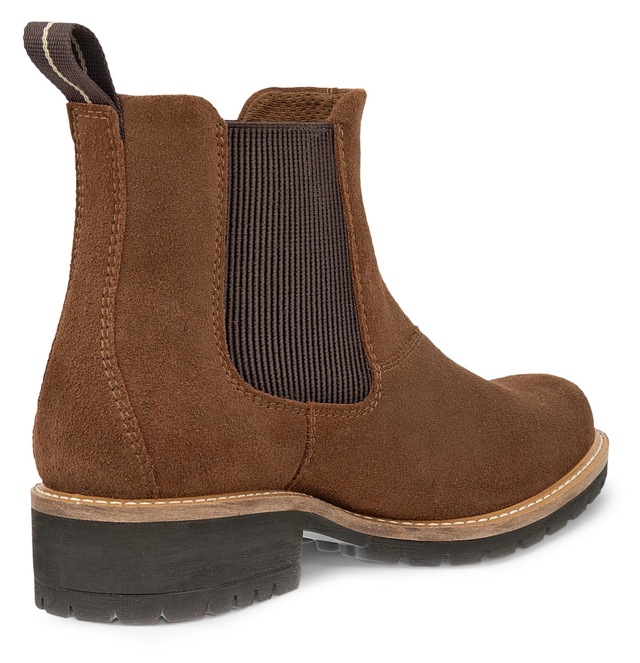 Ecco Chelseaboots »ELAINA« Schlupfboots, Herbstboots, Stiefelette mit Stretcheinsätze