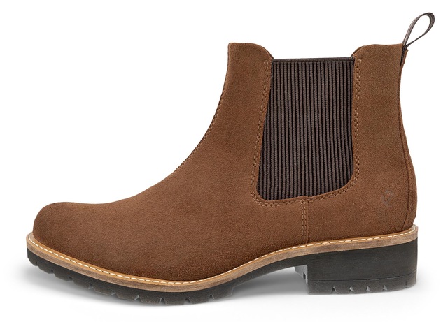 Ecco Chelseaboots »ELAINA« Schlupfboots, Herbstboots, Stiefelette mit Stretcheinsätze