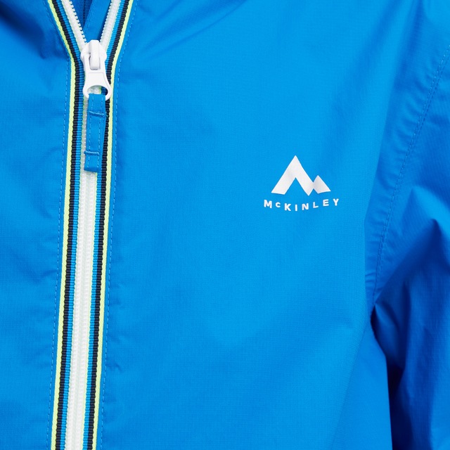 McKINLEY Regenjacke »Regenjacke Kereol II jrs« mit Kapuze für Kinder und Jugendliche, wasserdicht, winddicht, atmungsaktiv