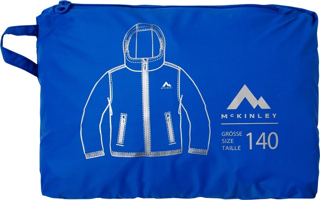 McKINLEY Regenjacke »Regenjacke Kereol II jrs« mit Kapuze für Kinder und Jugendliche, wasserdicht, winddicht, atmungsaktiv