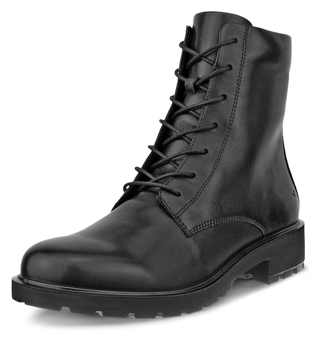 Ecco Schnürstiefelette »METROPOLE VIENNA« Schnürboots, Klassik-Stiefelette mit Dual-Fit-Innensohle
