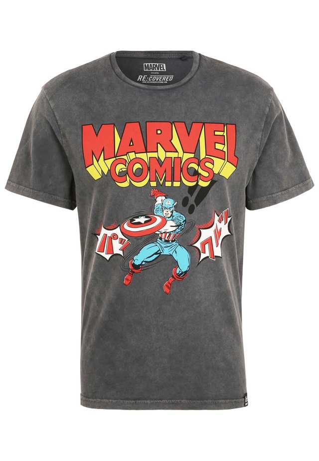 Recovered T-Shirt »Marvel Comics Captain America Japan« 1 Stk. mit coolem Captain America-Print