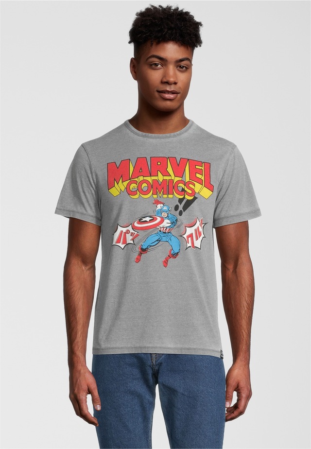 Recovered T-Shirt »Marvel Comics Captain America Japan« 1 Stk. mit coolem Captain America-Print