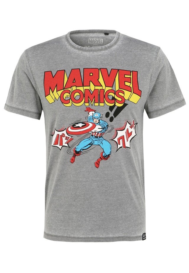 Recovered T-Shirt »Marvel Comics Captain America Japan« 1 Stk. mit coolem Captain America-Print