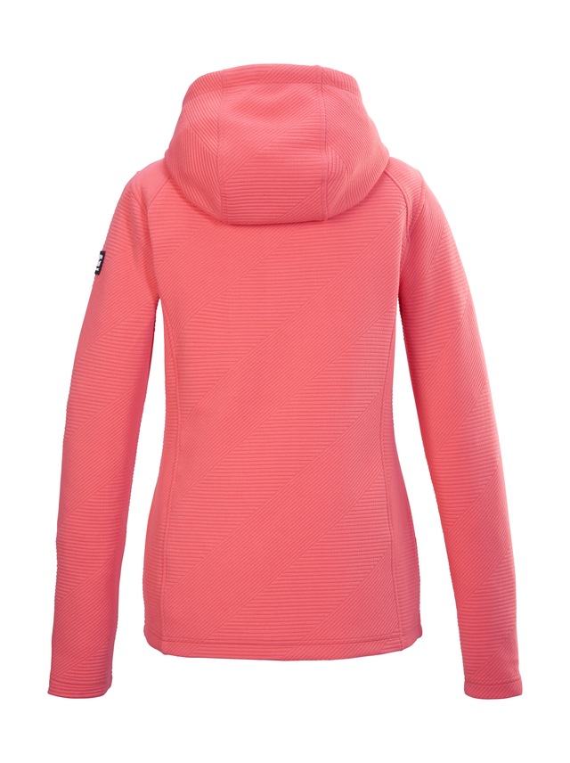 Killtec Strickjacke »KOS 33 WMN FLX JCKT« Damen Powerstretchjacke mit Kapuze, Taschen, Kinnschutz