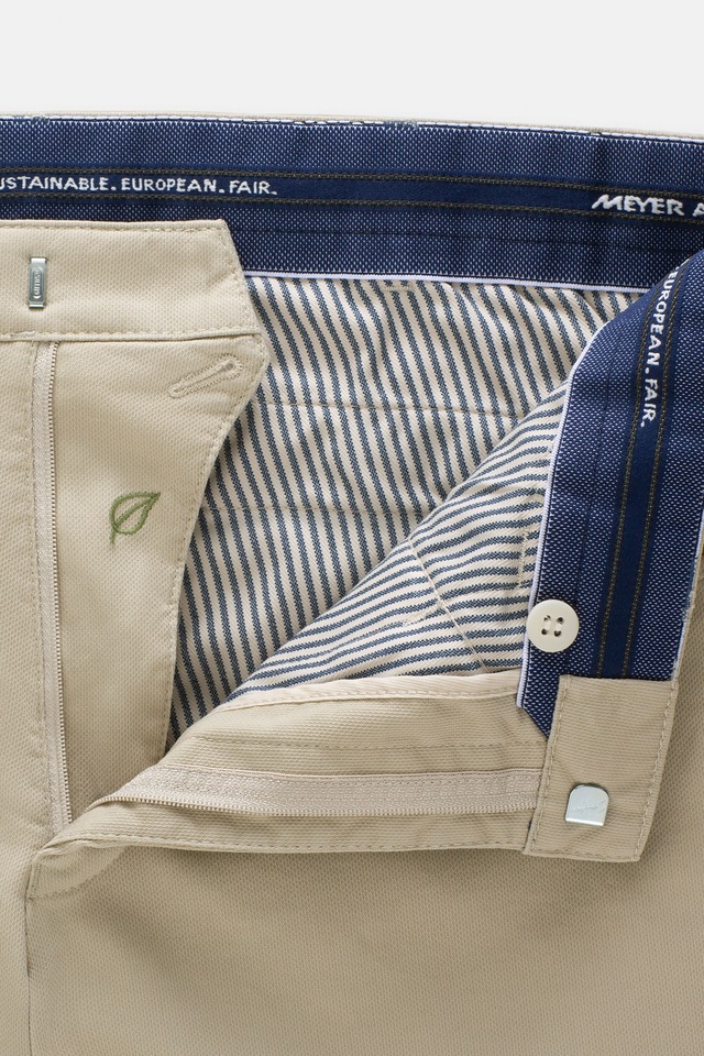 MEYER Chinos »Dublin 9-3009« in hochelastischer moderner Micro Struktur