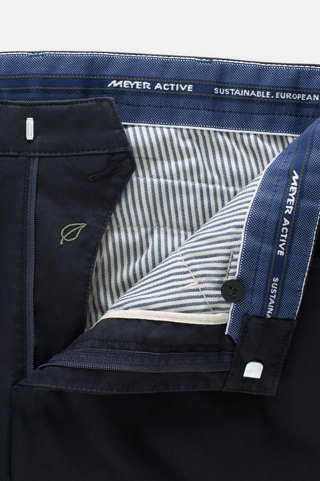 MEYER Chinos »Dublin 9-3009« in hochelastischer moderner Micro Struktur