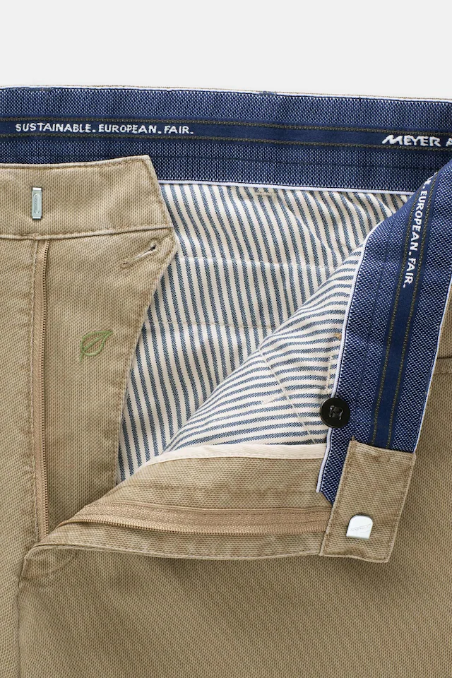 MEYER Chinos »Dublin 9-3009« in hochelastischer moderner Micro Struktur