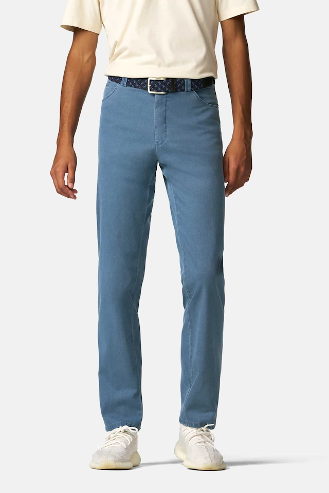 MEYER Chinos »Dublin 9-3009« in hochelastischer moderner Micro Struktur