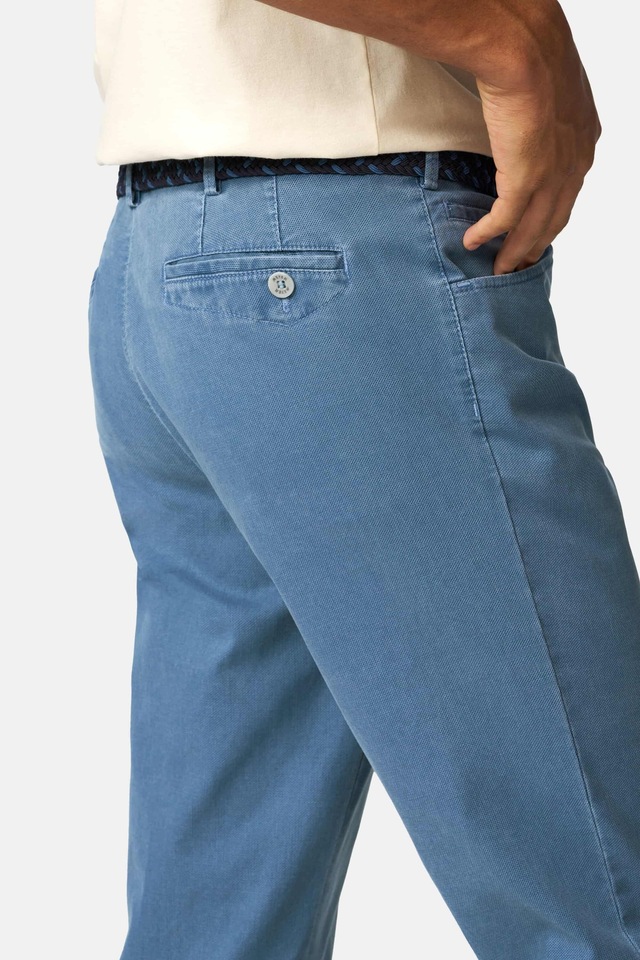 MEYER Chinos »Dublin 9-3009« in hochelastischer moderner Micro Struktur