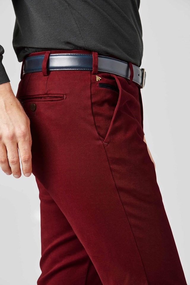 MEYER Chinos »Bonn« Super-Stretch Winter Twill, mit Stretch-Dehnbund