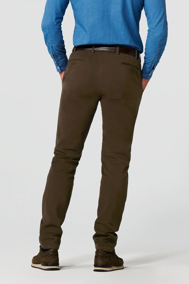 MEYER Chinos »Bonn« Super-Stretch Winter Twill, mit Stretch-Dehnbund