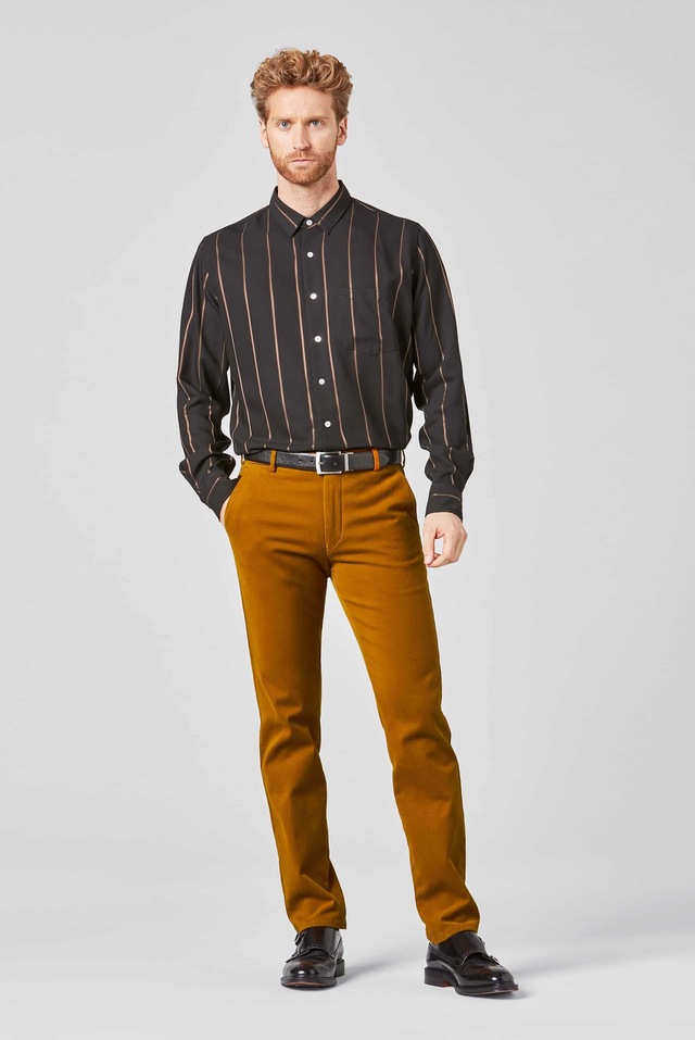 MEYER Chinos »Bonn« Super-Stretch Winter Twill, mit Stretch-Dehnbund