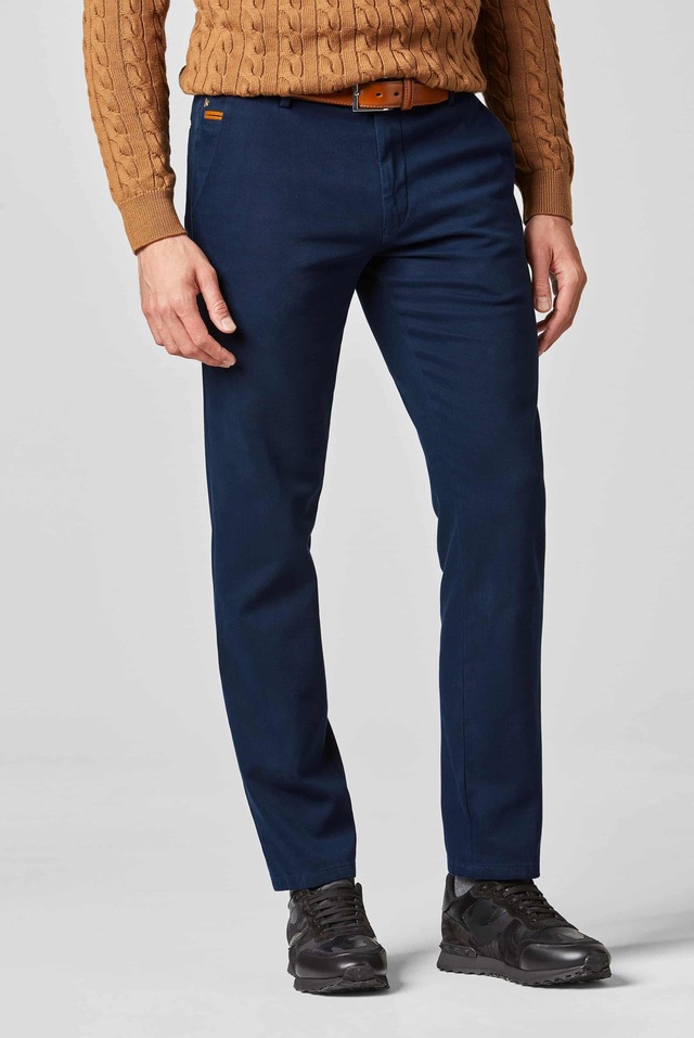 MEYER Chinos »Bonn« Super-Stretch Winter Twill, mit Stretch-Dehnbund