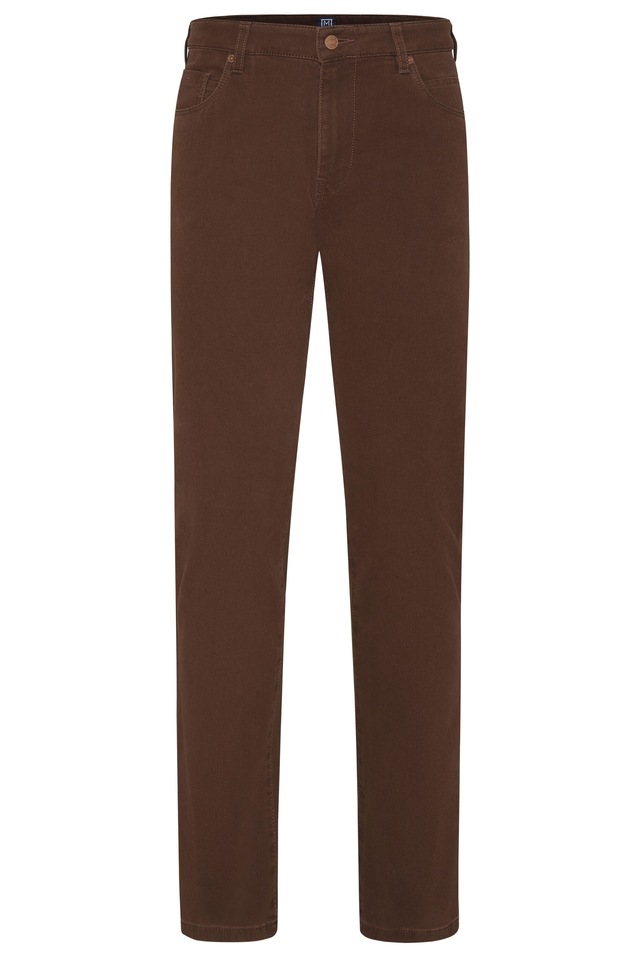 MEYER Chinos »Five-Pocket-Hose« M5 Slim im unifarbenen Design