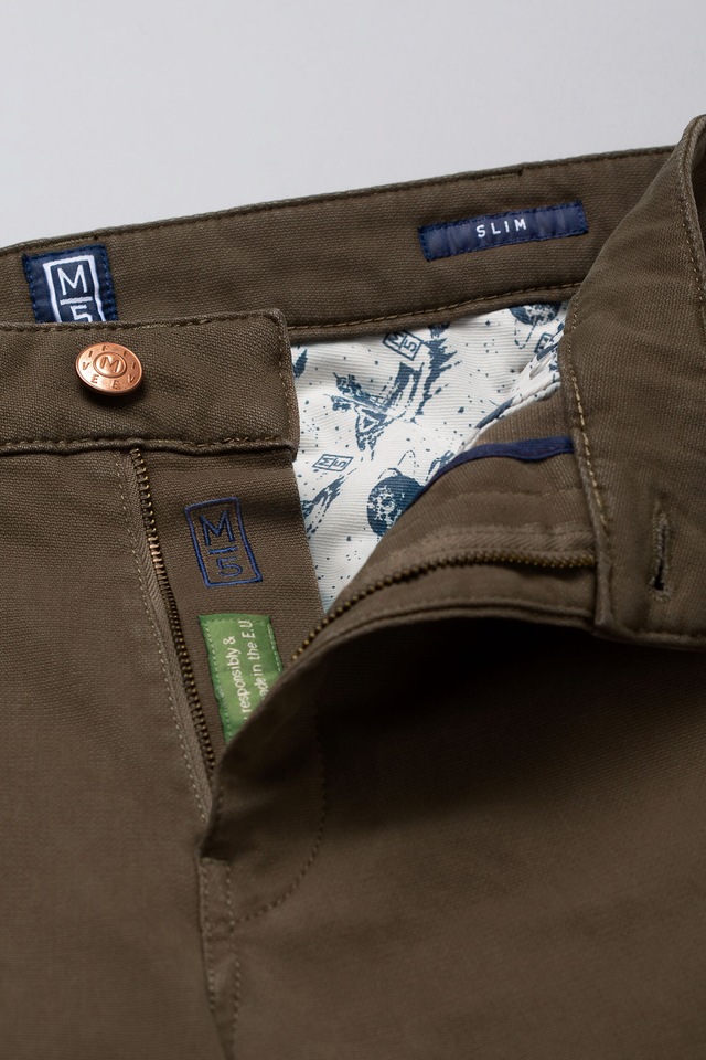 MEYER Chinos »Five-Pocket-Hose« M5 Slim im unifarbenen Design