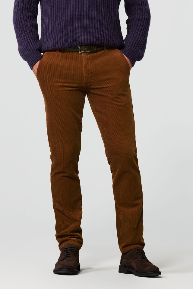 MEYER Chinos »Bonn« Superstretch Premium Cord Chino