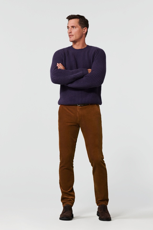 MEYER Chinos »Bonn« Superstretch Premium Cord Chino