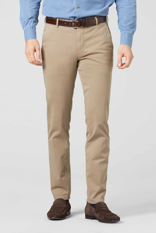 MEYER Chinos »Tokyo« mit Hemdenstopper