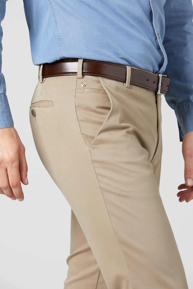 MEYER Chinos »Tokyo« mit Hemdenstopper