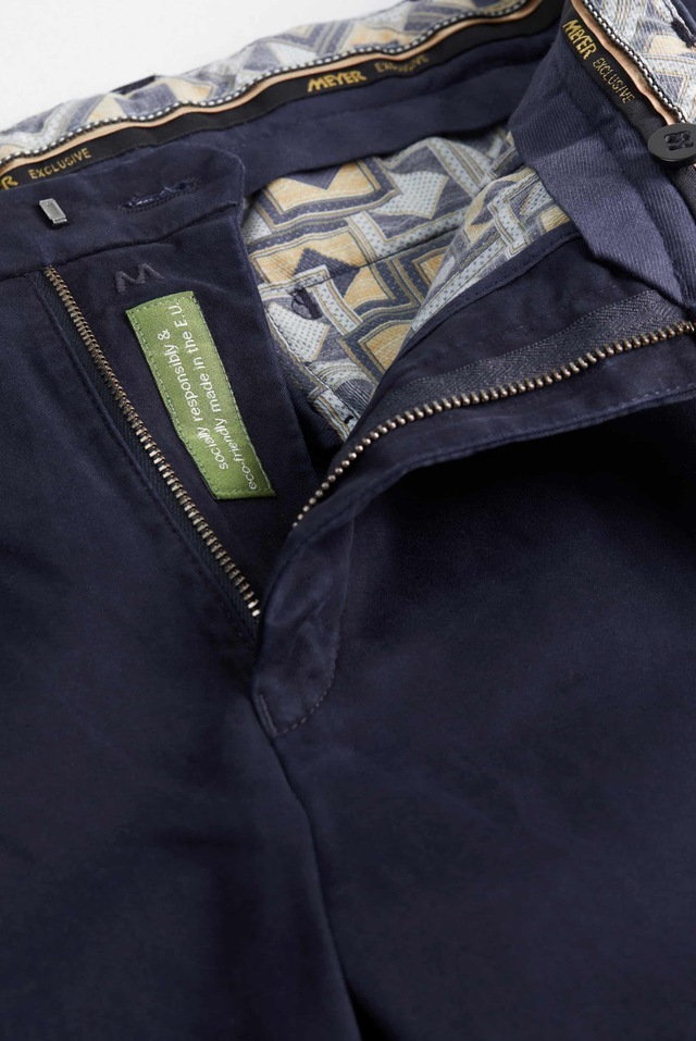 MEYER Chinos »Tokyo« mit Hemdenstopper