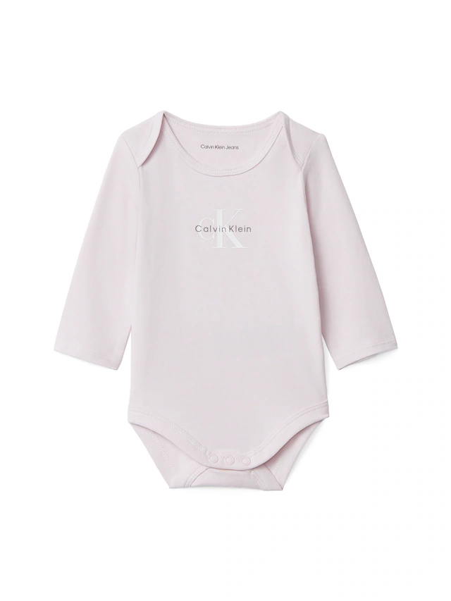 Calvin Klein Jeans Langarmbody »MONOGRAM LS BODY« für Babys bis 2 Jahre